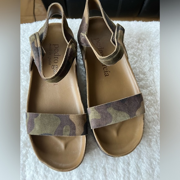 Pedro Garcia Abreu Lug Sole Sandal in Camouflage Castro - Picture 2 of 8